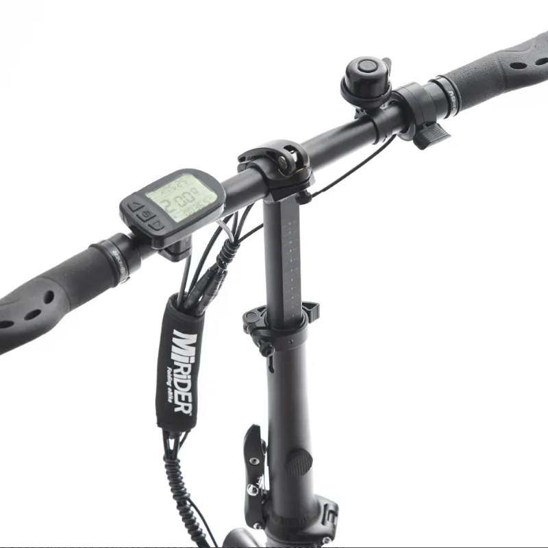 MiRider One Electric Folding Bike in White-10